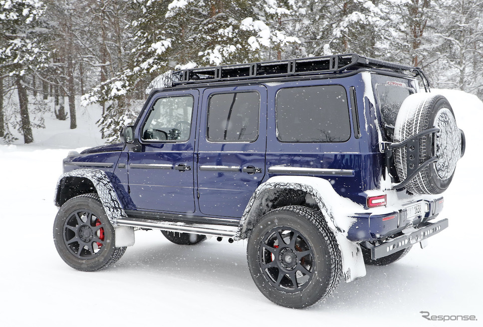 メルセデスベンツ G500/G550 4×4スクエアード 後継モデル(スクープ写真)《APOLLO NEWS SERVICE》