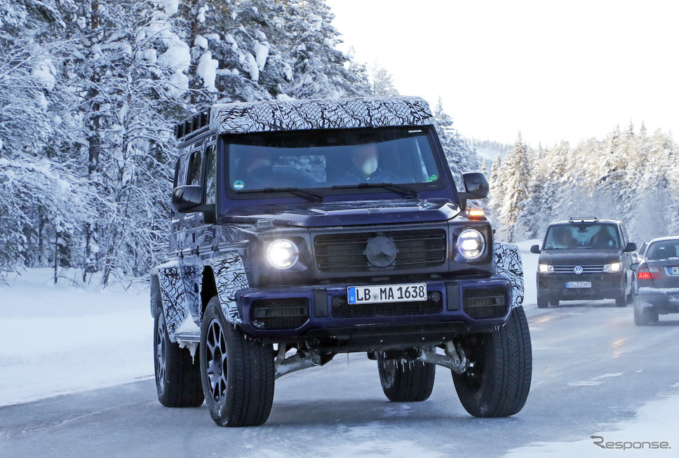 メルセデスベンツ G500/G550 4×4スクエアード 後継モデル(スクープ写真)《APOLLO NEWS SERVICE》