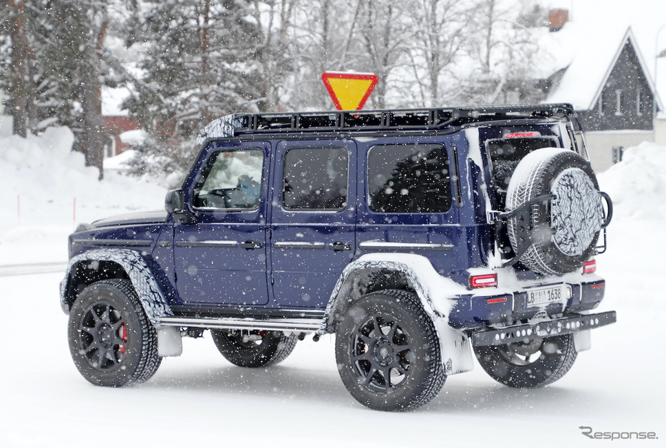 メルセデスベンツ G500/G550 4×4スクエアード 後継モデル(スクープ写真)《APOLLO NEWS SERVICE》