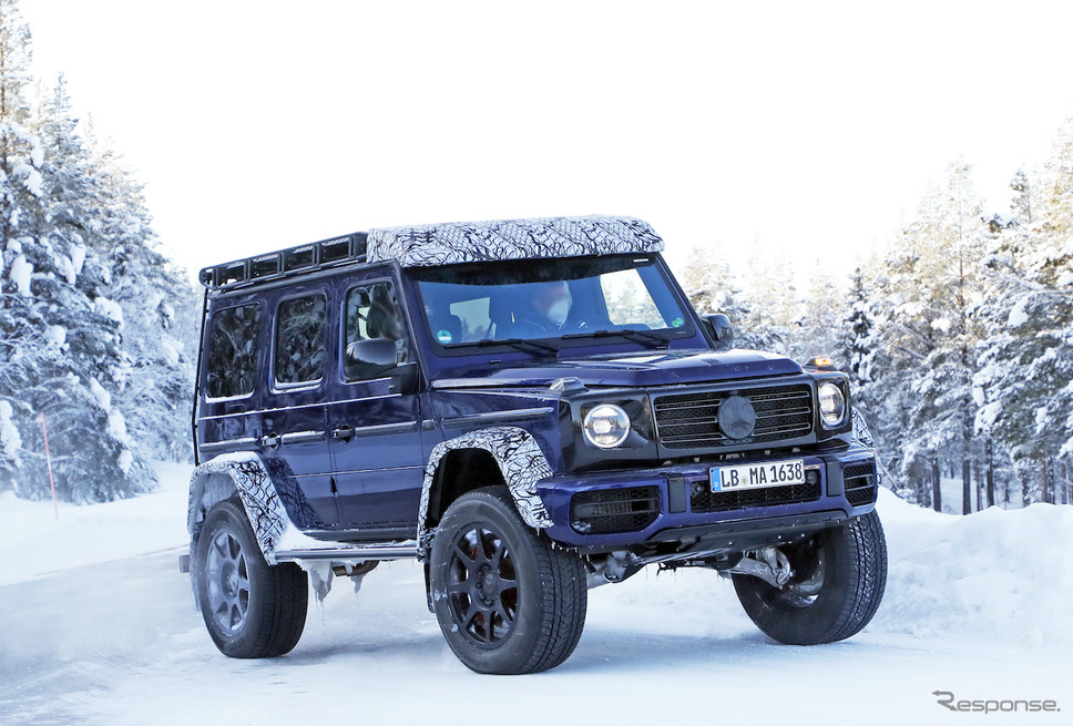 メルセデスベンツ G500/G550 4×4スクエアード 後継モデル(スクープ写真)《APOLLO NEWS SERVICE》