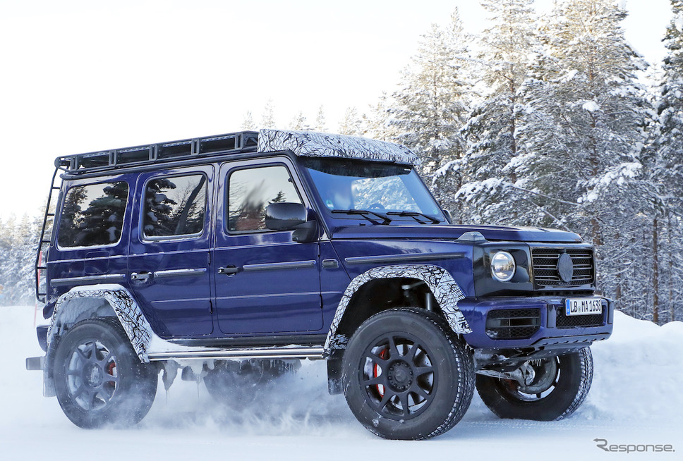 メルセデスベンツ G500/G550 4×4スクエアード 後継モデル(スクープ写真)《APOLLO NEWS SERVICE》