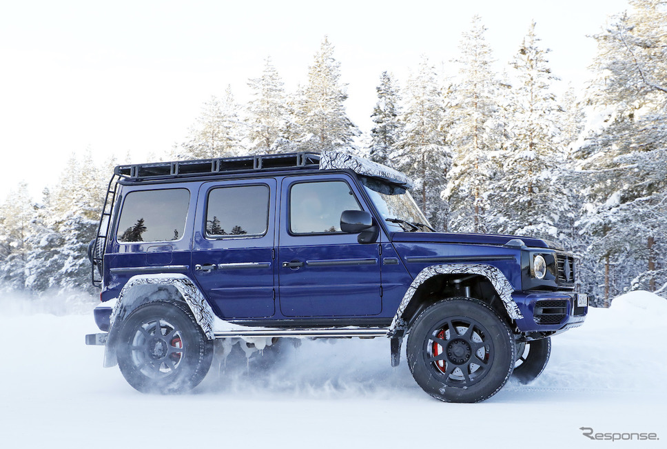 メルセデスベンツ G500/G550 4×4スクエアード 後継モデル(スクープ写真)《APOLLO NEWS SERVICE》