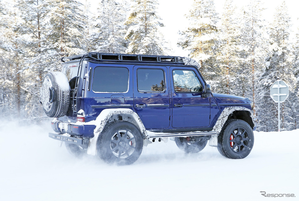 メルセデスベンツ G500/G550 4×4スクエアード 後継モデル(スクープ写真)《APOLLO NEWS SERVICE》