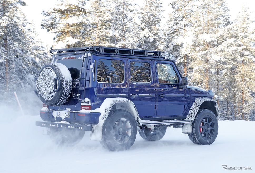 メルセデスベンツ G500/G550 4×4スクエアード 後継モデル(スクープ写真)《APOLLO NEWS SERVICE》