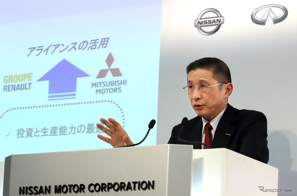 日産自動車の西川CEO（2019年5月）《Photo by YOSHIKAZU TSUNO/Gamma-Rapho via Getty Images/ゲッティイメージズ》