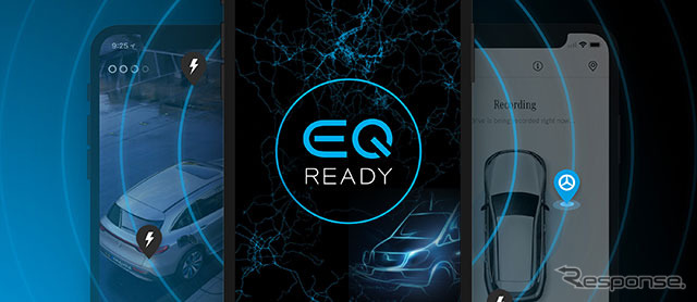 メルセデスベンツ 『EQV』を仮想体験できるスマホアプリ「EQ Ready」《photo by Mercedes-Benz》