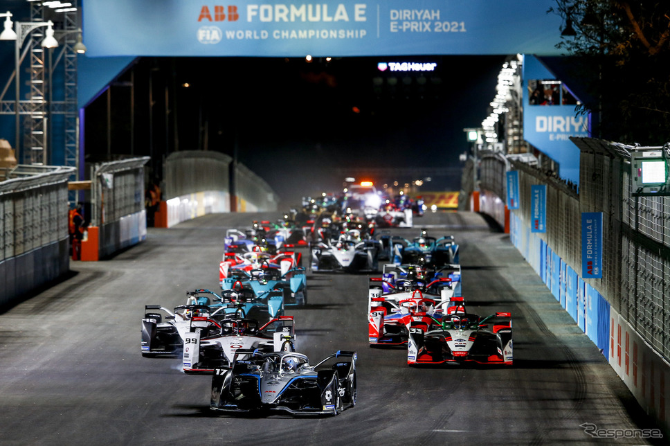 フォーミュラEの新シーズンがサウジ連戦で開幕（写真は第1戦）。《Photo by ABB FIA Formula E》
