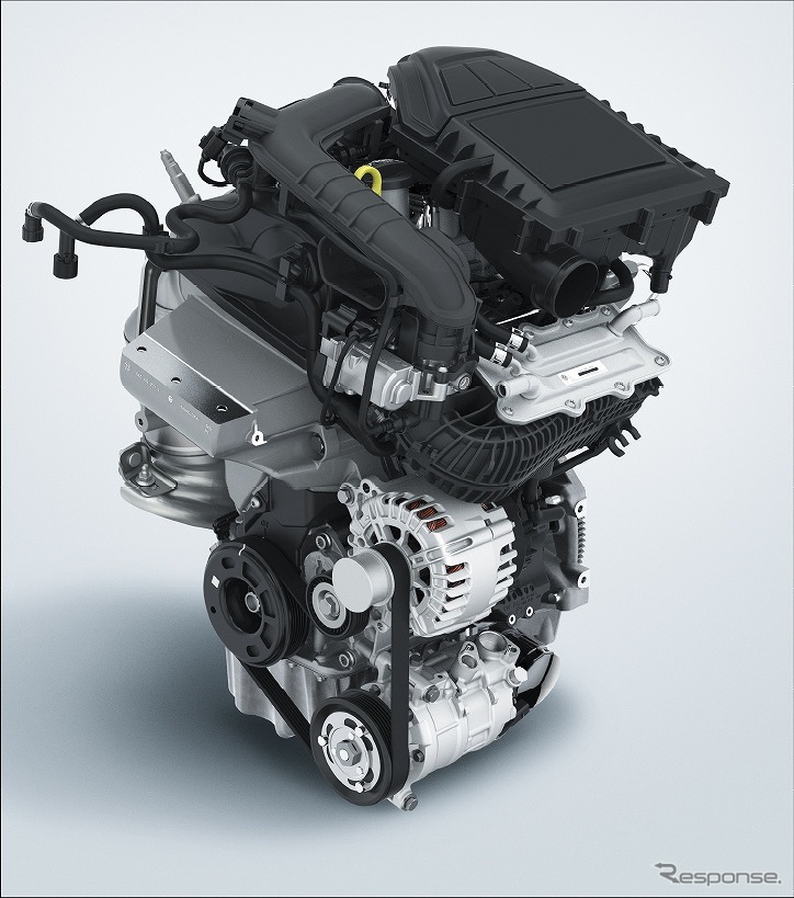 VW T-クロス 1.0リットルTSIエンジンイメージ《写真提供 フォルクスワーゲングループジャパン》