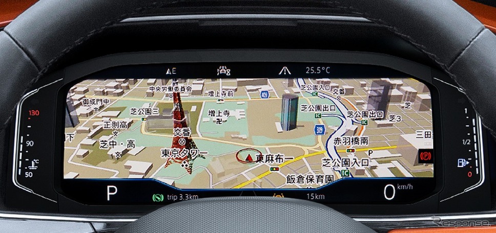 VW T-クロス TSI スタイル デジタルメータークラスター Digital Cockpit Pro《写真提供 フォルクスワーゲングループジャパン》