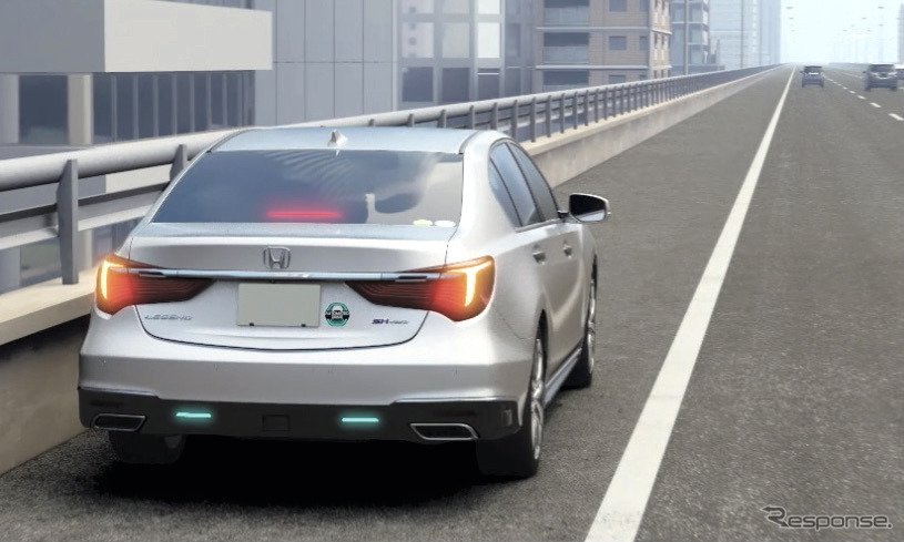 ホンダ・レジェンド新型:緊急時停車支援機能《写真提供 ホンダ》