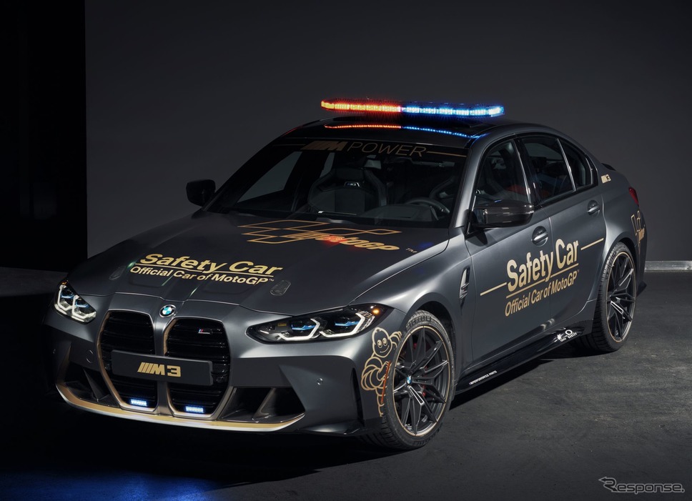 BMW M3 セダン 新型のMotoGPセーフティカー《photo by BMW》
