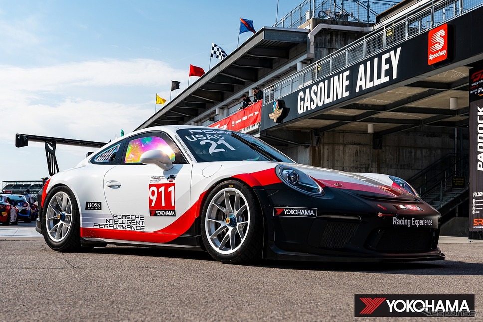 Porsche Sprint Challenge North America by Yokohamaに参戦するPorsche 911 GT3 Cup《写真提供 横浜ゴム》