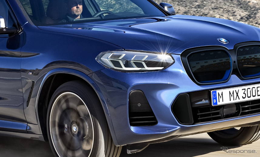 BMW iX3 改良新型「Mスポーツパッケージ」予想CG《APOLLO NEWS SERVICE》