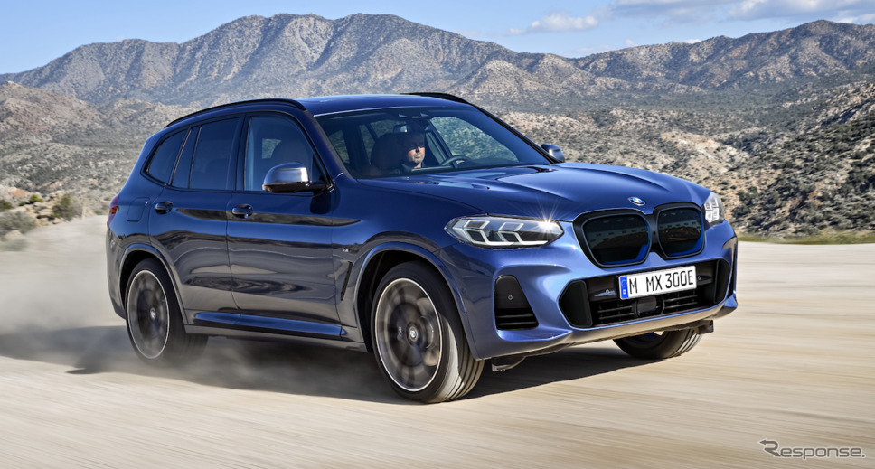 BMW iX3 改良新型「Mスポーツパッケージ」予想CG《APOLLO NEWS SERVICE》