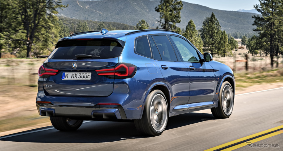 BMW iX3 改良新型「Mスポーツパッケージ」予想CG《APOLLO NEWS SERVICE》