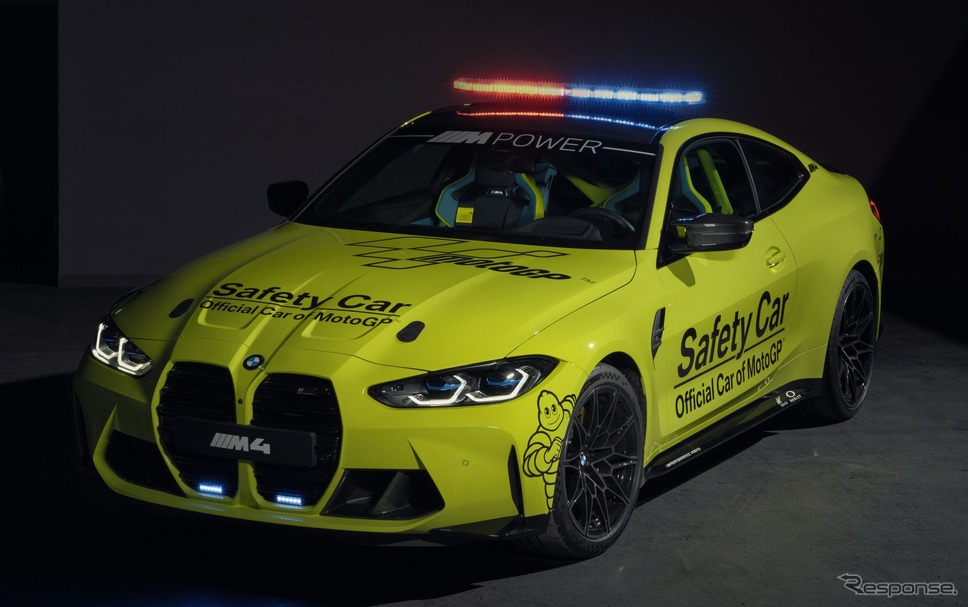 BMW M4 クーペ 新型のMotoGPセーフティカー《photo by BMW》
