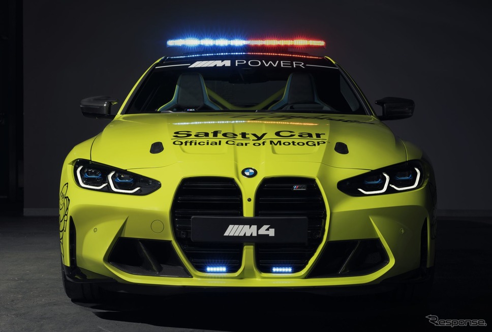 BMW M4 クーペ 新型のMotoGPセーフティカー《photo by BMW》