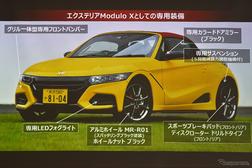 ホンダ S660 モデューロX バージョンZ（Module X Version Z）《写真撮影 中野英幸》