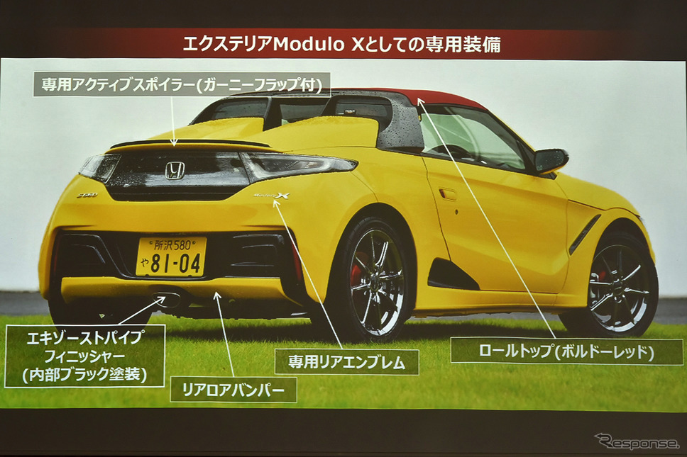 ホンダ S660 モデューロX バージョンZ（Module X Version Z）《写真撮影 中野英幸》