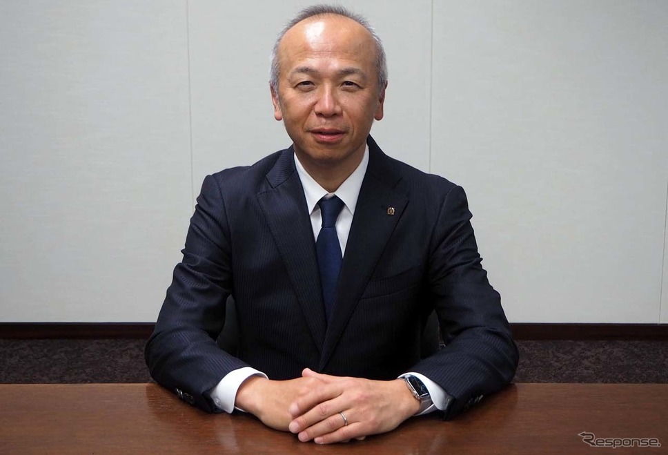 説明会で登壇したパイオニア 代表取締役 社長執行役員 矢原史朗氏