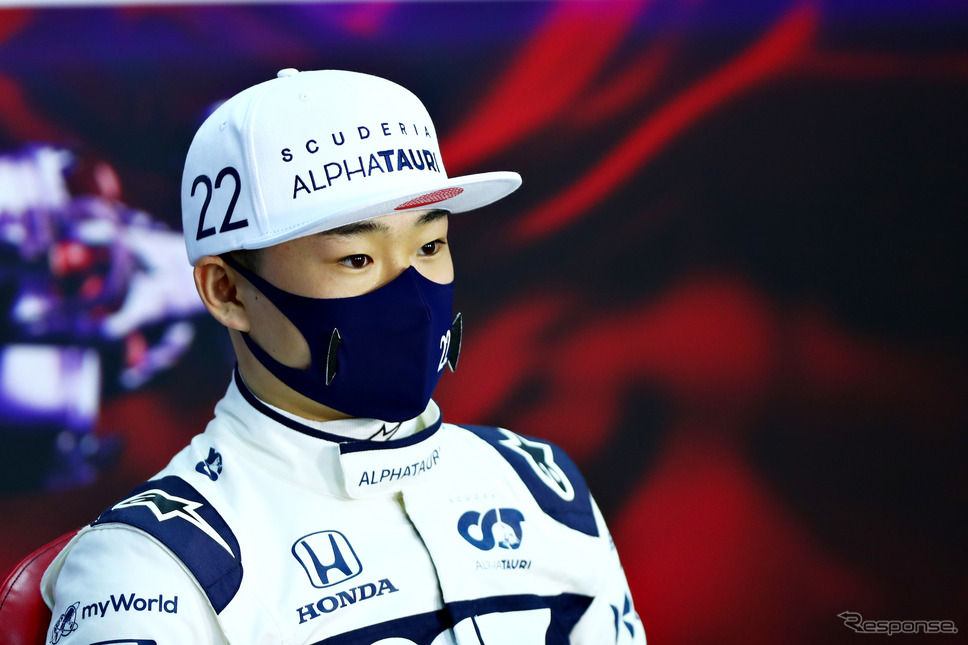 #22 角田裕毅(アルファタウリ・ホンダ)《Photo by AlphaTauri / Red Bull》