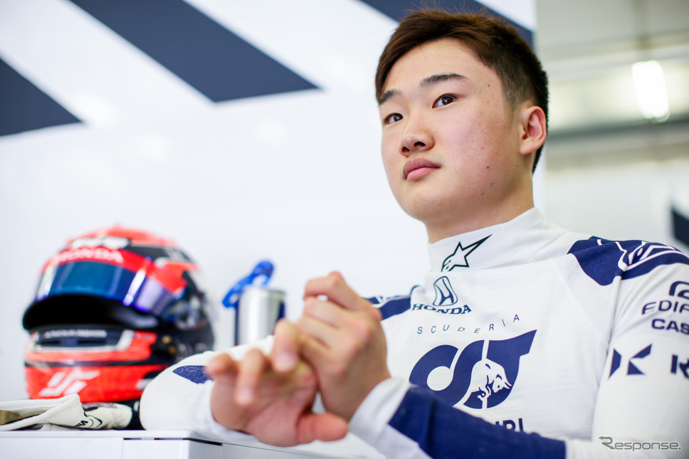 #22 角田裕毅(アルファタウリ・ホンダ)《Photo by AlphaTauri / Red Bull》