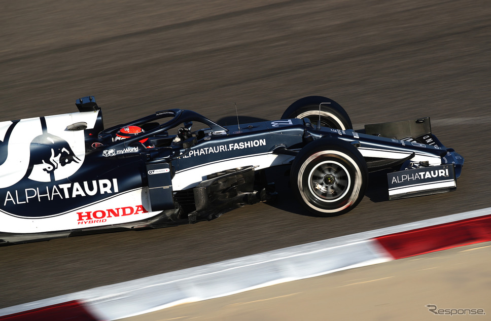 #22 角田裕毅(アルファタウリ・ホンダ)《Photo by AlphaTauri / Red Bull》