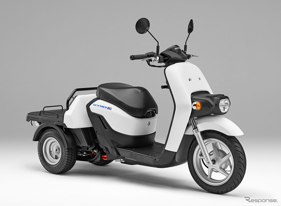 ホンダ ジャイロ e:、法人向けに発売へ…ビジネス電動バイク第2弾は三輪スクーター - e燃費