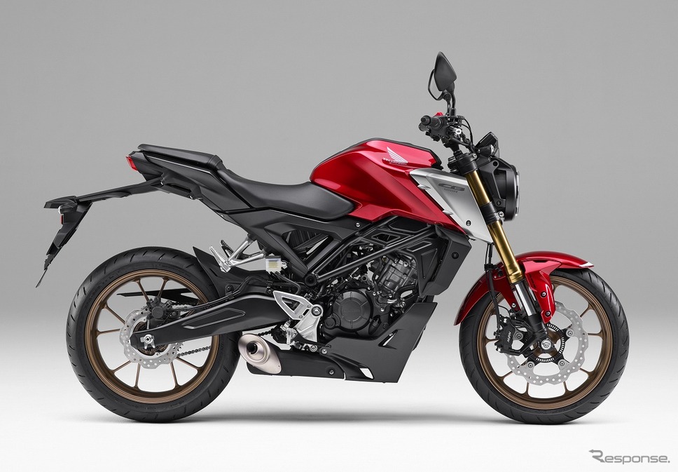 ホンダ CB125R(キャンディークロモスフィアレッド)《写真提供 本田技研工業》