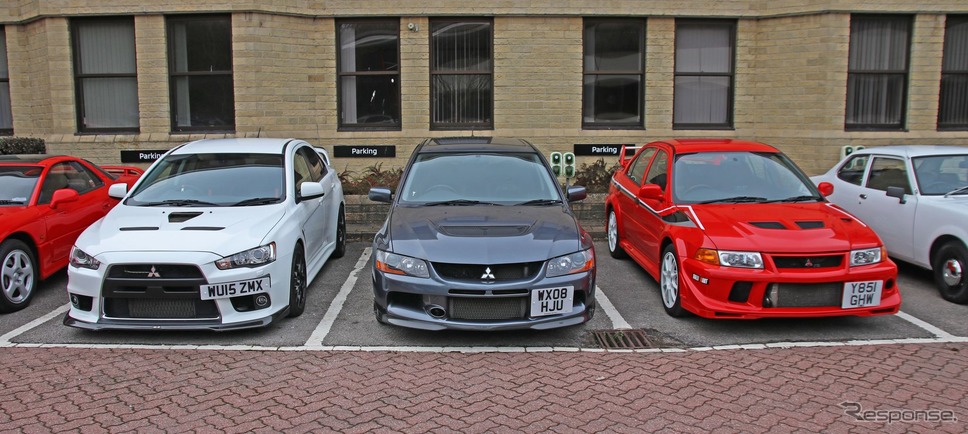 オークションに出品される英国三菱自動車が保有する車両《photo by Mitsubishi Motors》