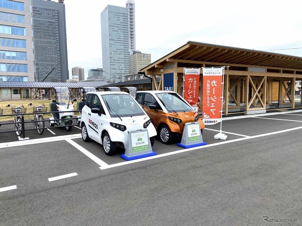 マルチモビリティステーション(イメージ)《写真提供 ENEOSホールディングス》