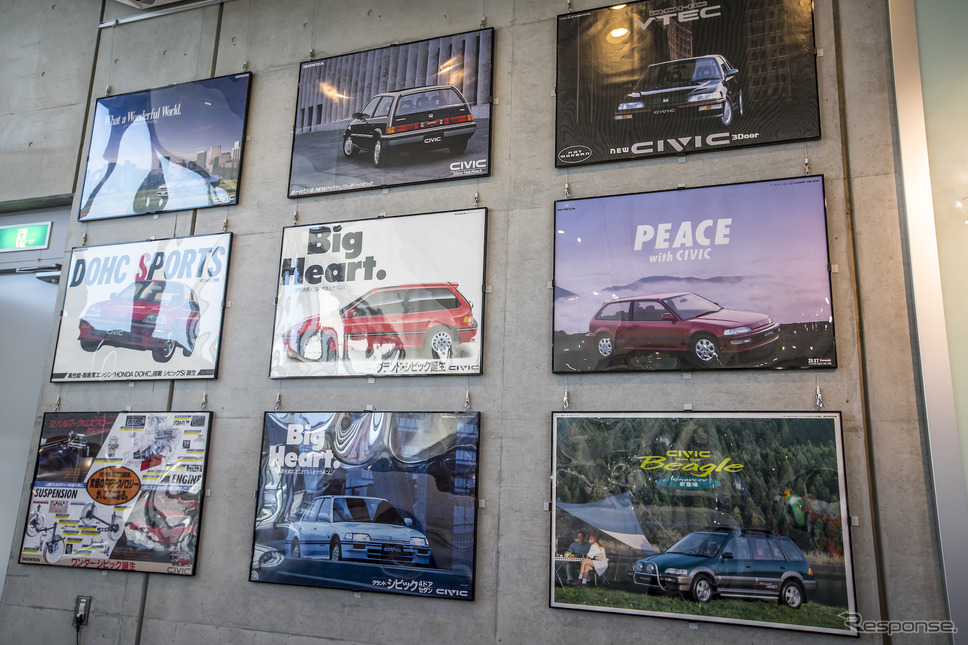ホンダ・コレクションホールで開催されている企画展“CIVIC WORLD”《写真撮影 山内潤也》