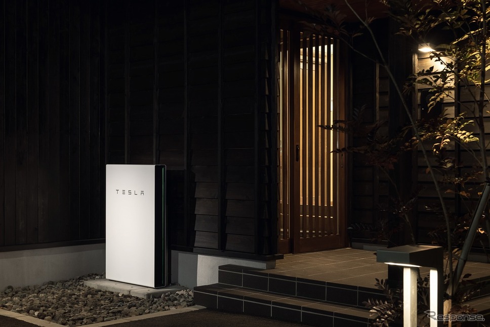 「古民家の宿 川の音 離れ」へ設置されたPowerwall《写真提供 Tesla Motors Japan》