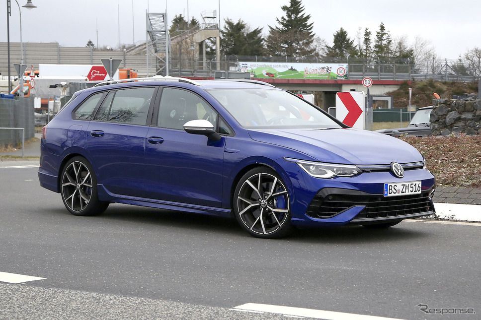 VW ゴルフRヴァリアント 新型プロトタイプ（スクープ写真）《APOLLO NEWS SERVICE》