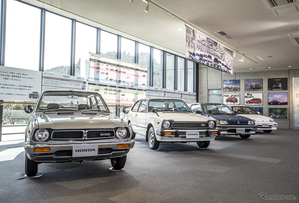 ホンダ・コレクションホールで開催されている企画展“CIVIC WORLD”《写真撮影 山内潤也》