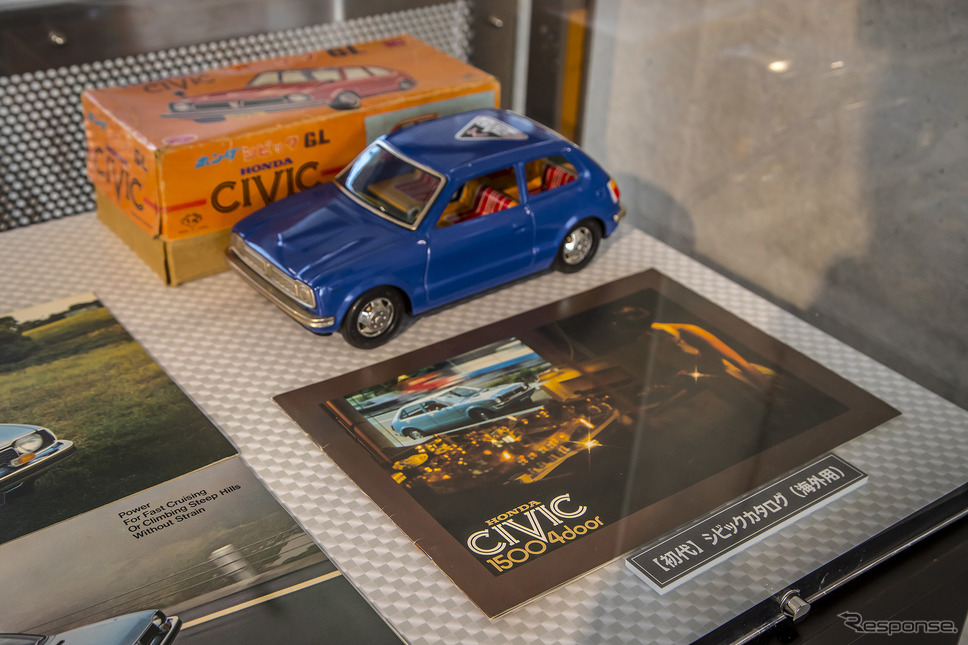 ホンダ・コレクションホールで開催されている企画展“CIVIC WORLD”《写真撮影 山内潤也》