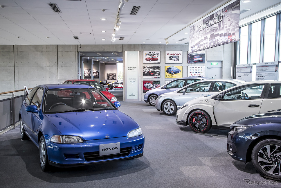ホンダ・コレクションホールで開催されている企画展“CIVIC WORLD”《写真撮影 山内潤也》
