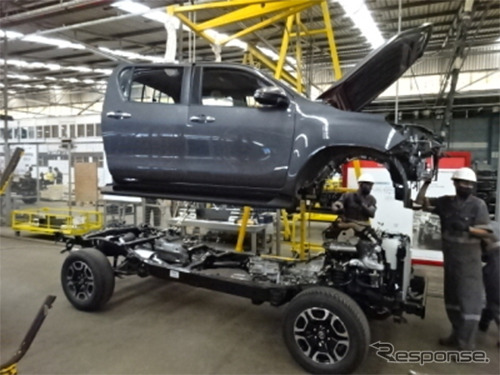 Associated Vehicle Assemblers Ltd. の組み立て生産ライン《写真提供 豊田通商》