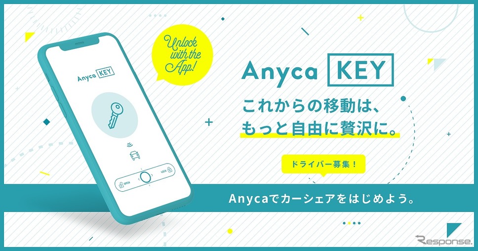 AnycaKEY《写真提供 DeNA SOMPO Mobility》