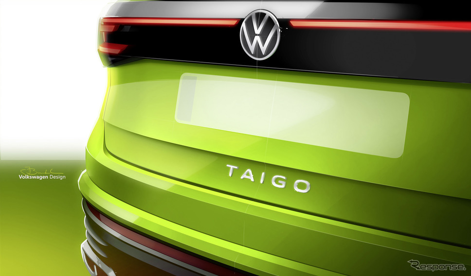 フォルクスワーゲン TAIGO のデザインスケッチ《photo by VW》
