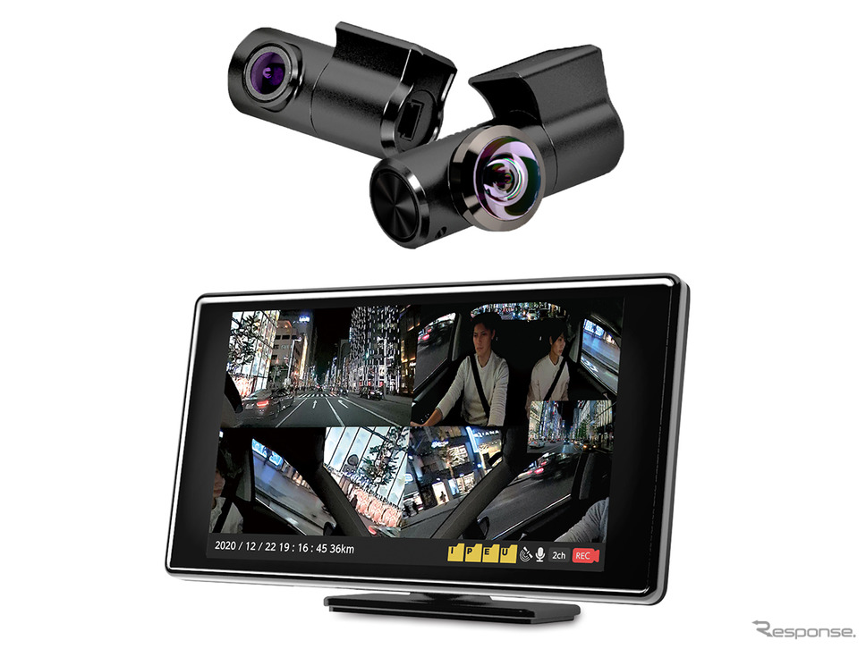 360°セパレートドライブレコーダー、PIXYDA「PDR900SP」《写真提供 セイワ》
