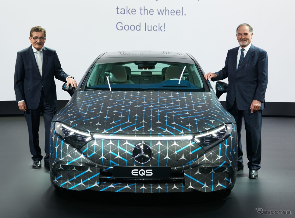 メルセデスベンツ EQS のプロトタイプ《photo by Mercedes-Benz》