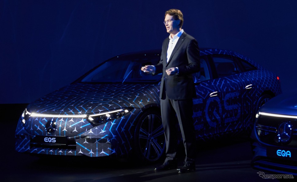 メルセデスベンツ EQS のプロトタイプ《photo by Mercedes-Benz》