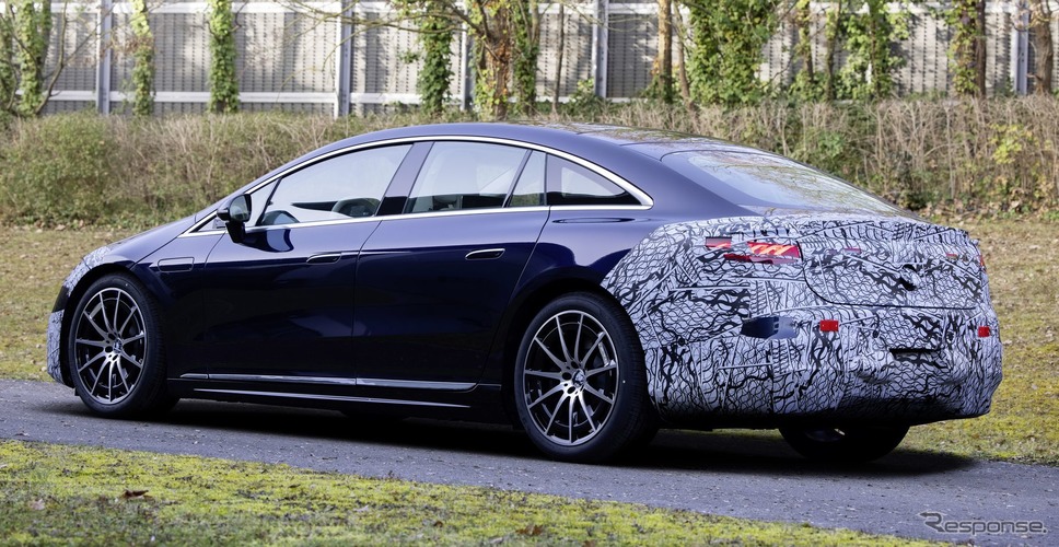 メルセデスベンツ EQS のプロトタイプ《photo by Mercedes-Benz》