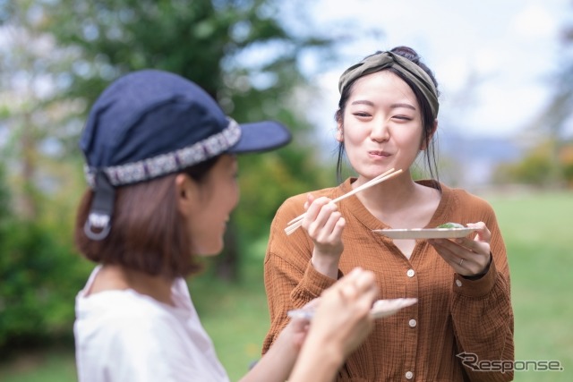 キャンプでバーベキュー(イメージ)《写真提供 写真AC》