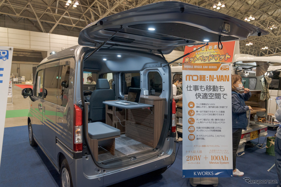 軽自動車ながら広い荷室は、ひとりで仕事するには十分な広さ。《写真撮影 関口敬文》