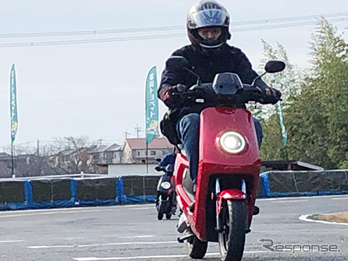 電動バイク試乗(イメージ)