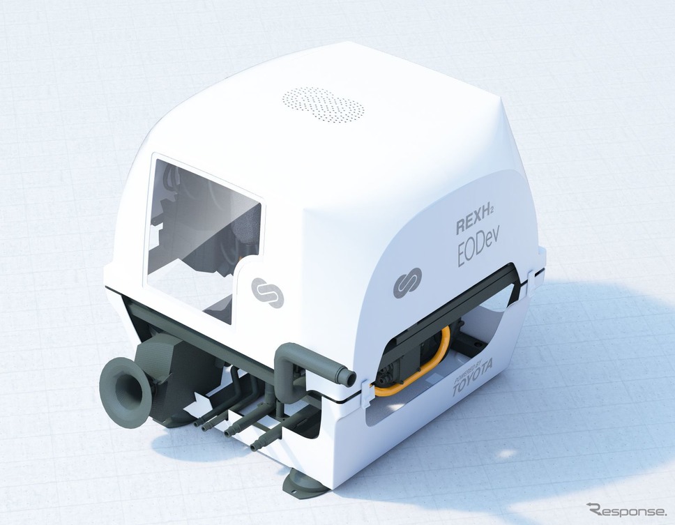 トヨタの水素技術を使用したEODevの水素発電機《photo by Toyota》