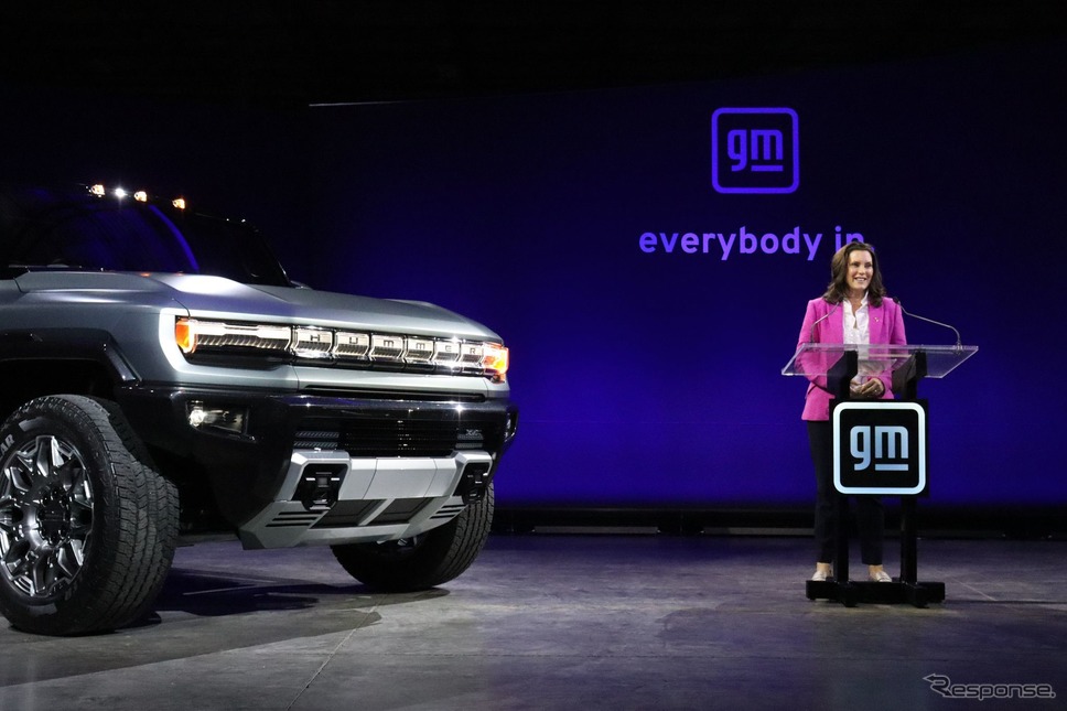 GMの「ファクトリーゼロ」で生産を行うと発表された GMC ハマー EV SUV