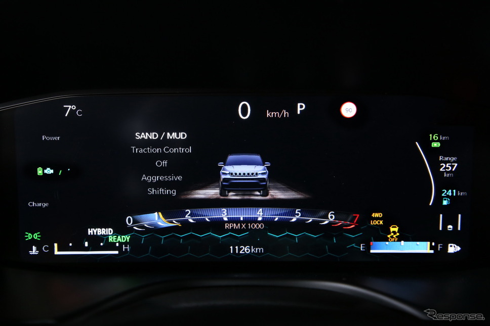 ジープ・コンパス 4xe 改良新型の トレイルホーク《photo by Jeep》